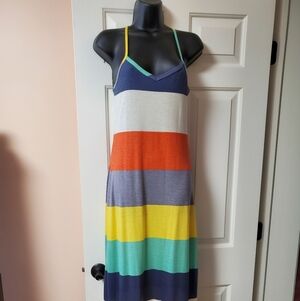 Body Central Striped Racerback Dress NWOT